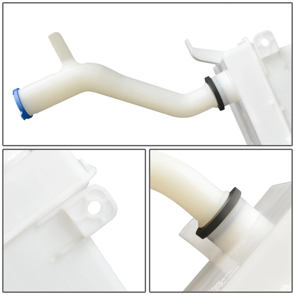Windshield Washer Fluid Reservoir Tank Bottle w/ Cap & Pump for Hyundai Accent (2006–2011)