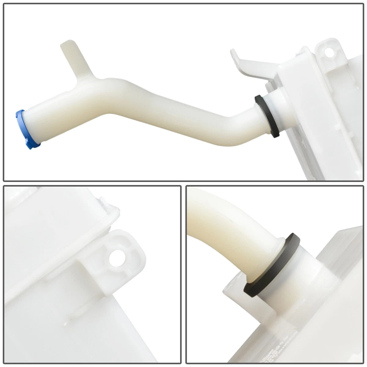 Windshield Washer Fluid Reservoir Tank Bottle w/ Cap & Pump for Hyundai Accent (2006–2011)