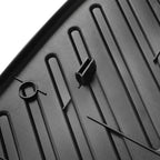 Set of 2 Black Rear Step Bumper Pad Covers for F150 F250 (1997–2004)