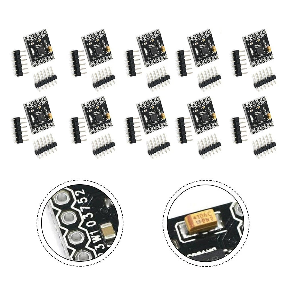 DC Geared Motor Driver Board with Undervoltage Lockout Protection (10 pcs)