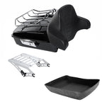 Chopped Trunk Backrest Rack for Harley Road Glide (2014–2026)