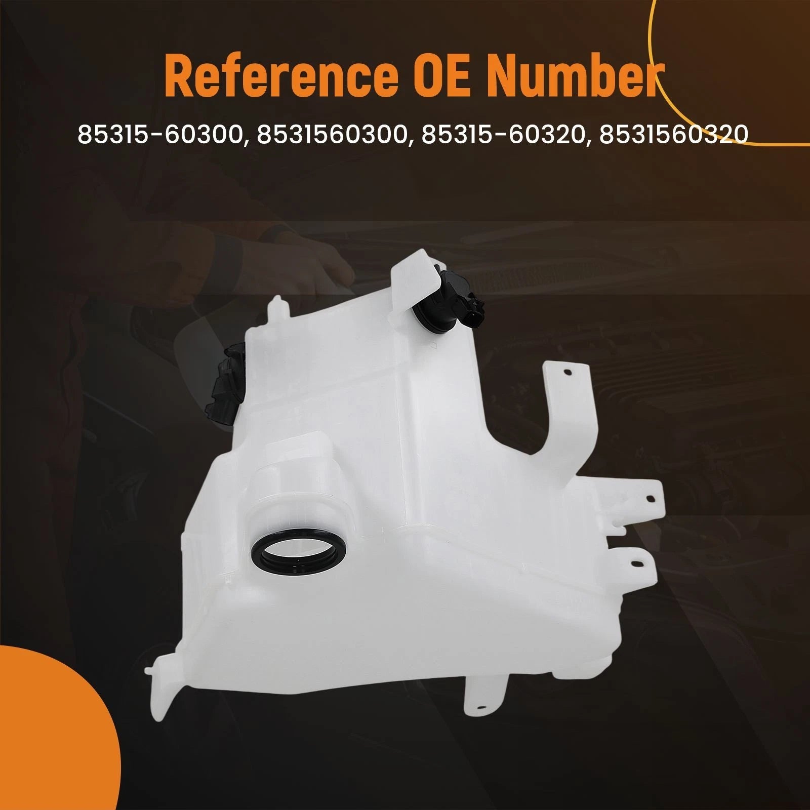 Washer Bottle Reservoir for Toyota 4Runner Lexus GX470 (2003–2009) 8531560320