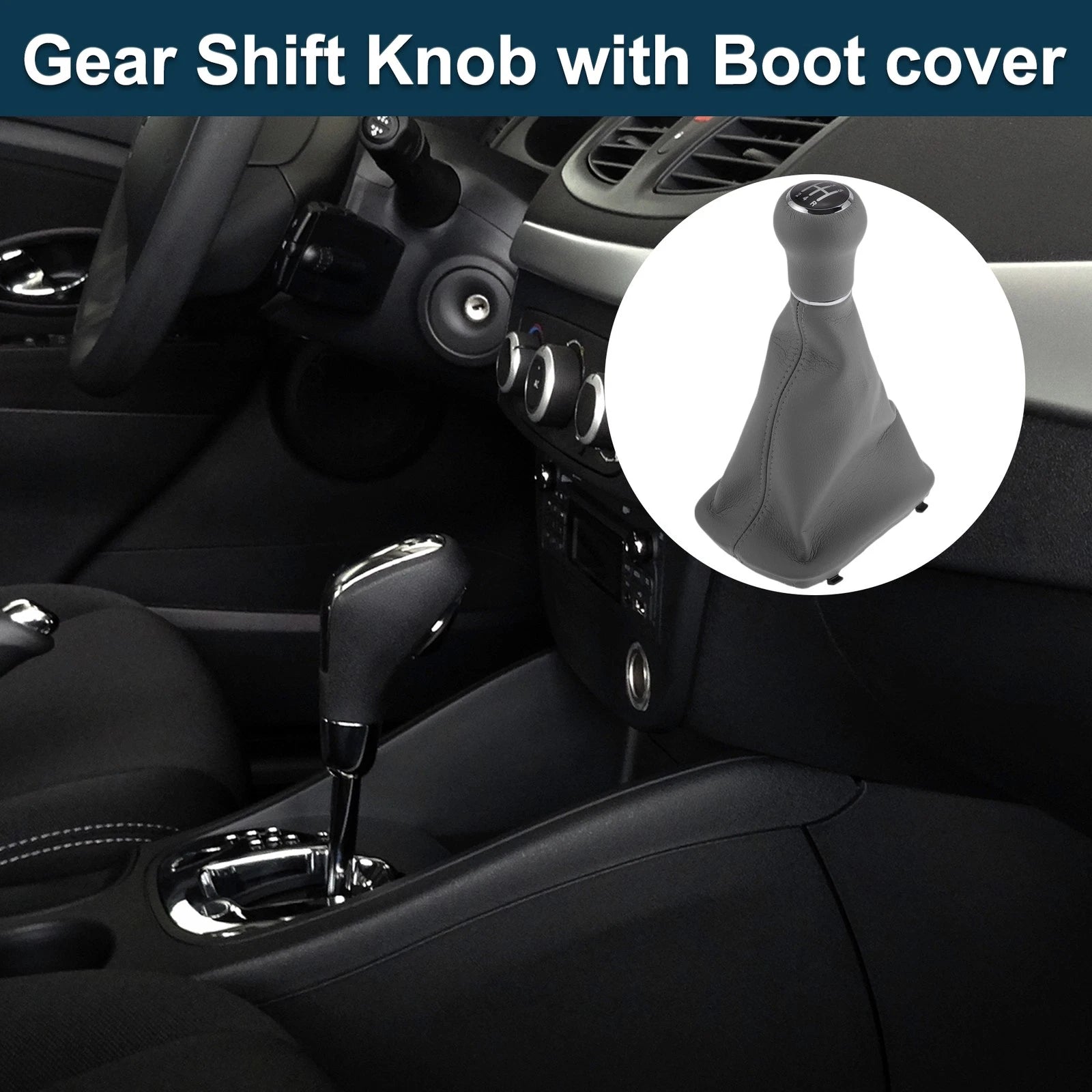 5 Speed Gear Shift Knob w/ Cover No. 4B0863279A for Audi A4 (1995–2001)