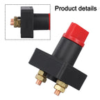 Waterproof Mini 12V Battery Isolator Switch for Marine Vehicles (2010–2023)