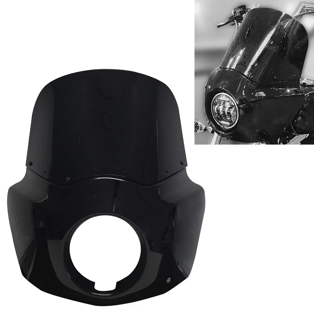 1PC 11" Headlight Fairing w/ Black Windshield for Harley Sportster 883 (11-22)