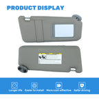 Sun Visor Pair for Toyota Camry (2007–2011) Gray with Sunroof