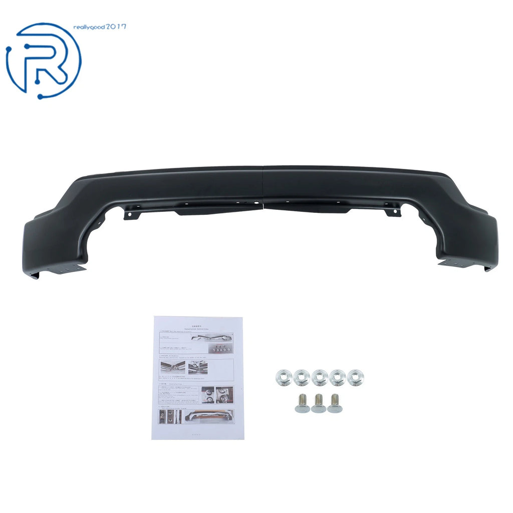 Front Bumper Face Bar for GMC Sierra 1500 (2019–2021) Black Steel