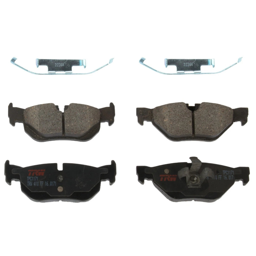 Set of 2 Brake Disc and Pad Kits for BMW 328, 325, X1