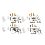 Set of 4 Carburetor Repair Kits for Honda VF750C V45 Magna (1982–1983)
