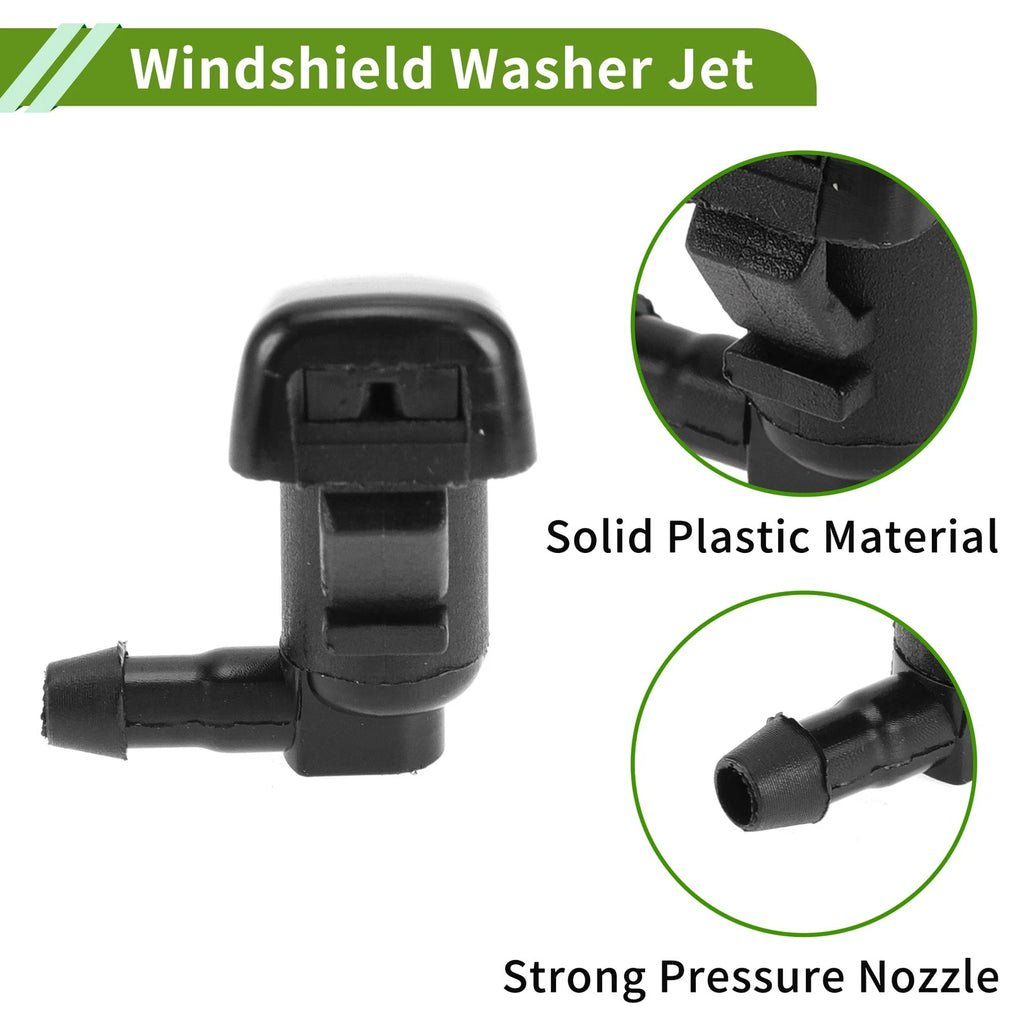 Windshield Washer Nozzle Set with Hose Connector for Chevrolet (No. 95226510)