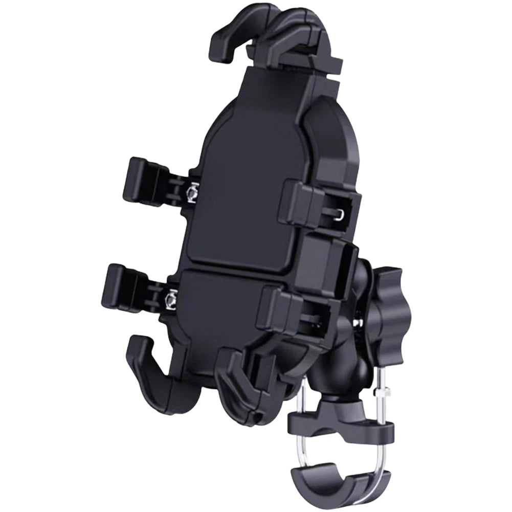 Handlebar Mirror Mount Phone Holder for Motorcycle (Shockproof, 360 Rotation)