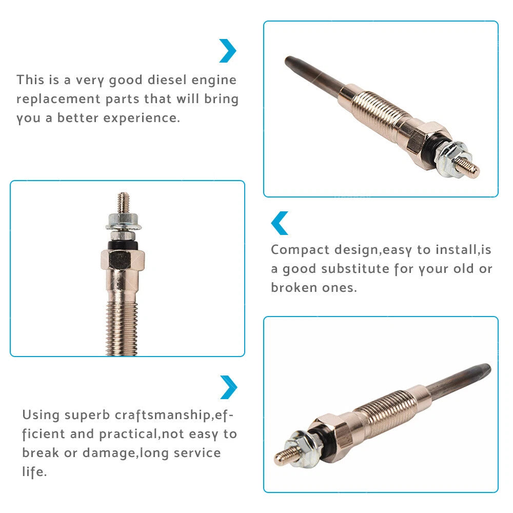 4X Glow Plug for Toyota Hilux (LN85–LN167)