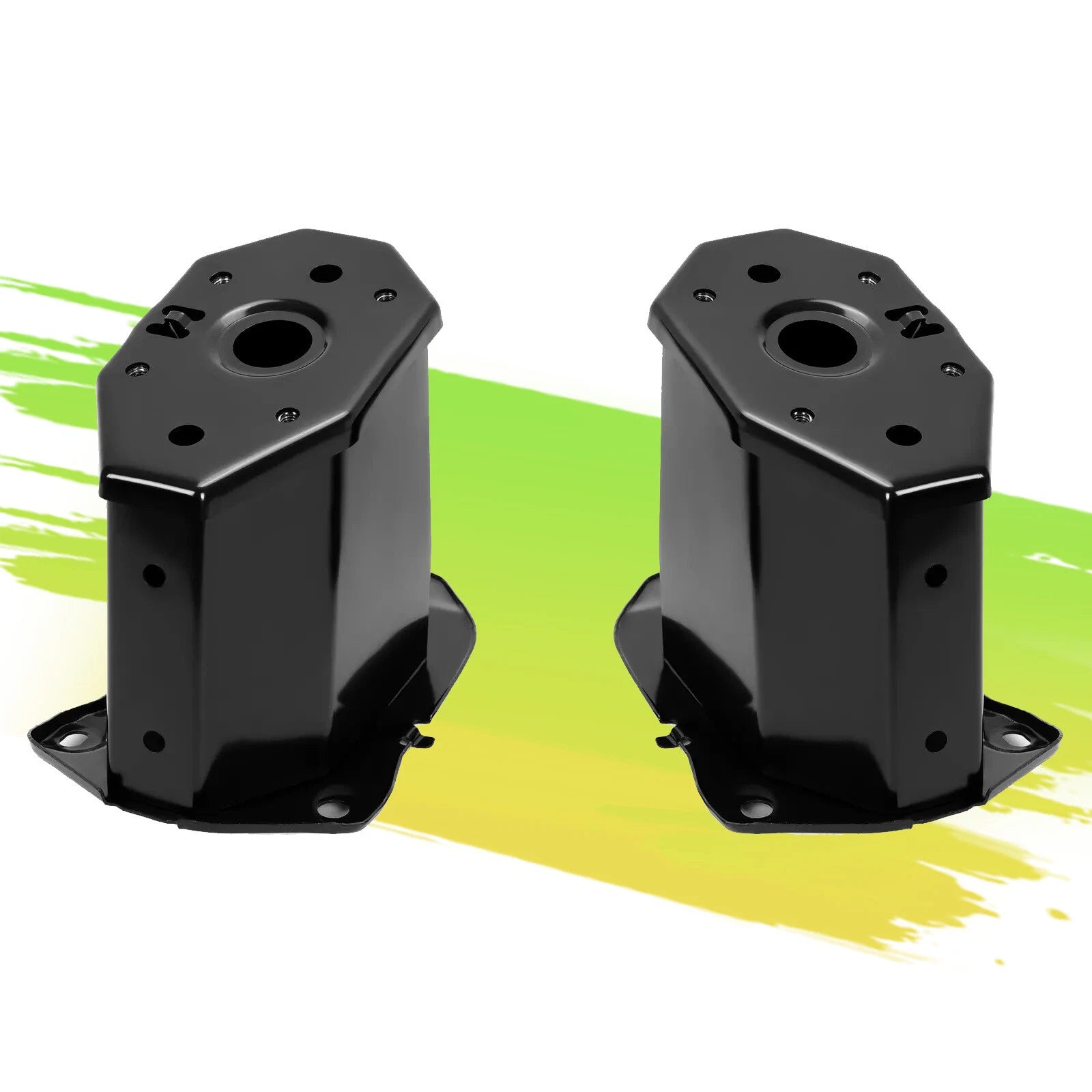 Bumper Bracket Set for Honda Civic (2012) - Black, Driver & Passenger Side