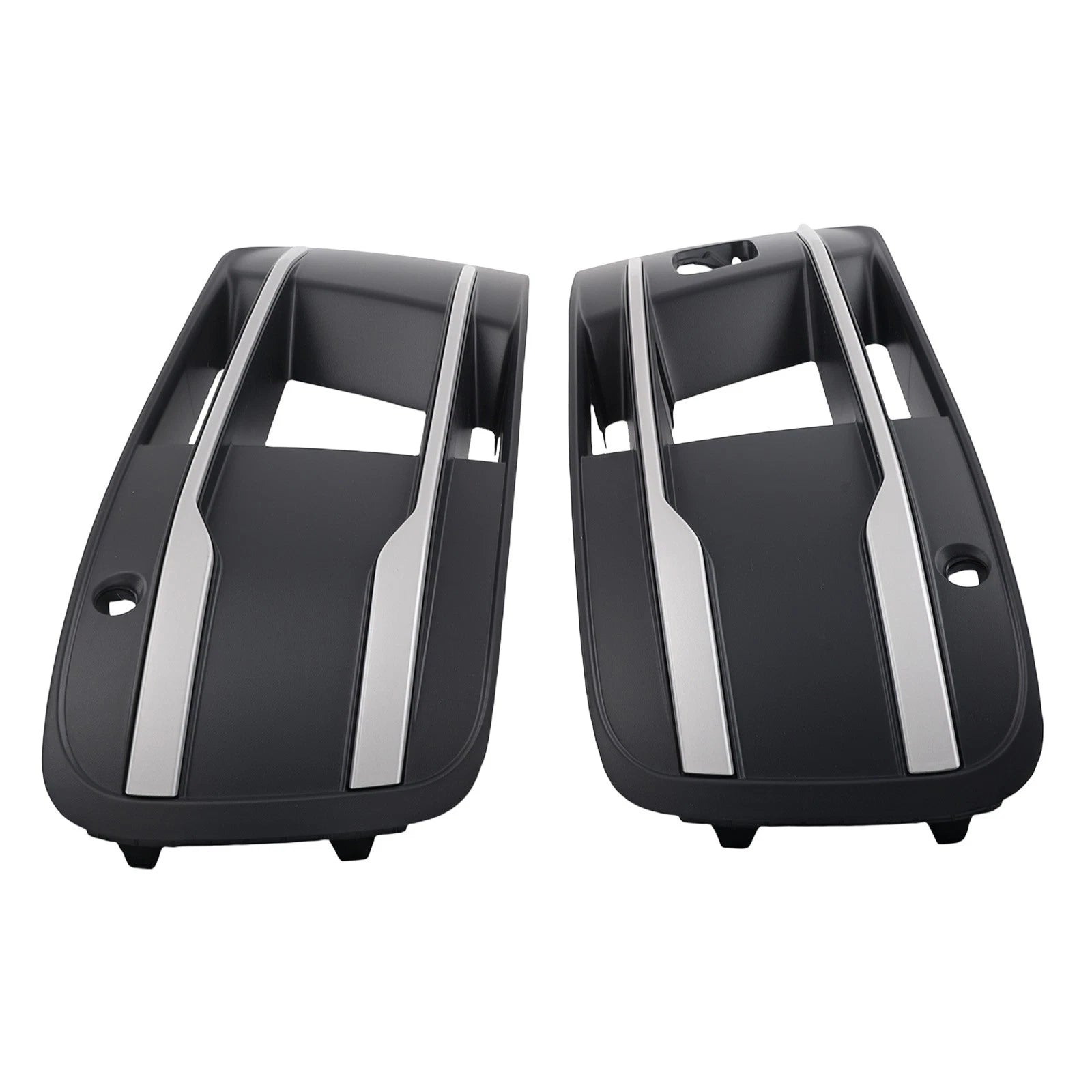 Set of 2 Front Bumper Fog Lamp Grille Covers for Audi Q7 (2016–2019)