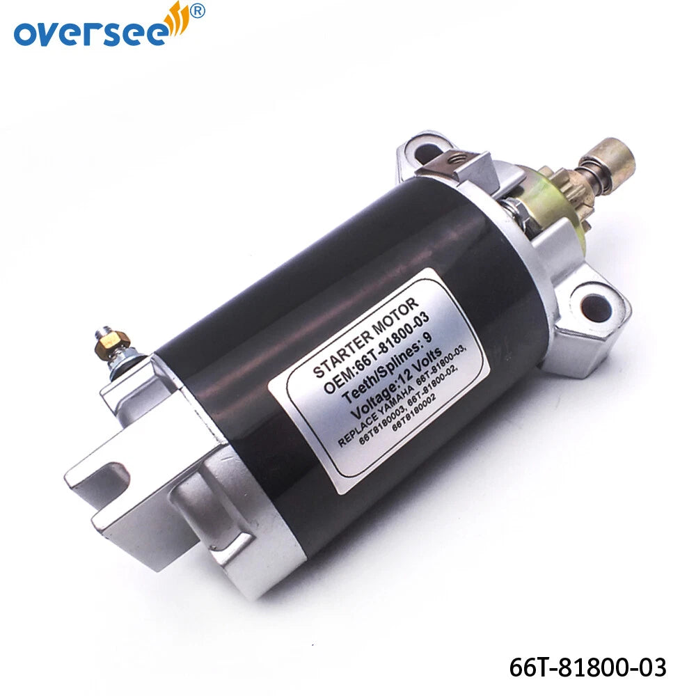 Starter for Yamaha 40HP Outboard (66T-81800, 66T-81800-03)