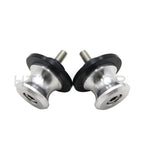 2X CNC M6 Swingarm Spools Sliders 6mm for Aprilia Yamaha YZF-R1 R6 FZ-1 (2000–2023)