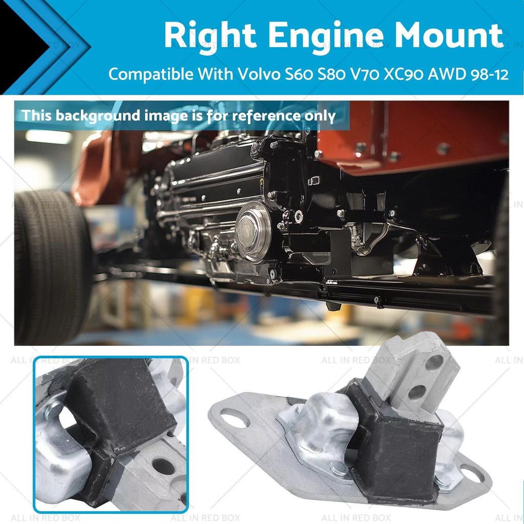 Engine Mount Front Right for Volvo S60 S80 V70 XC90 (1998–2012)