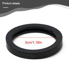 Gas Can Spout Gasket 3x0.5cm/1.18x0.19inch Black