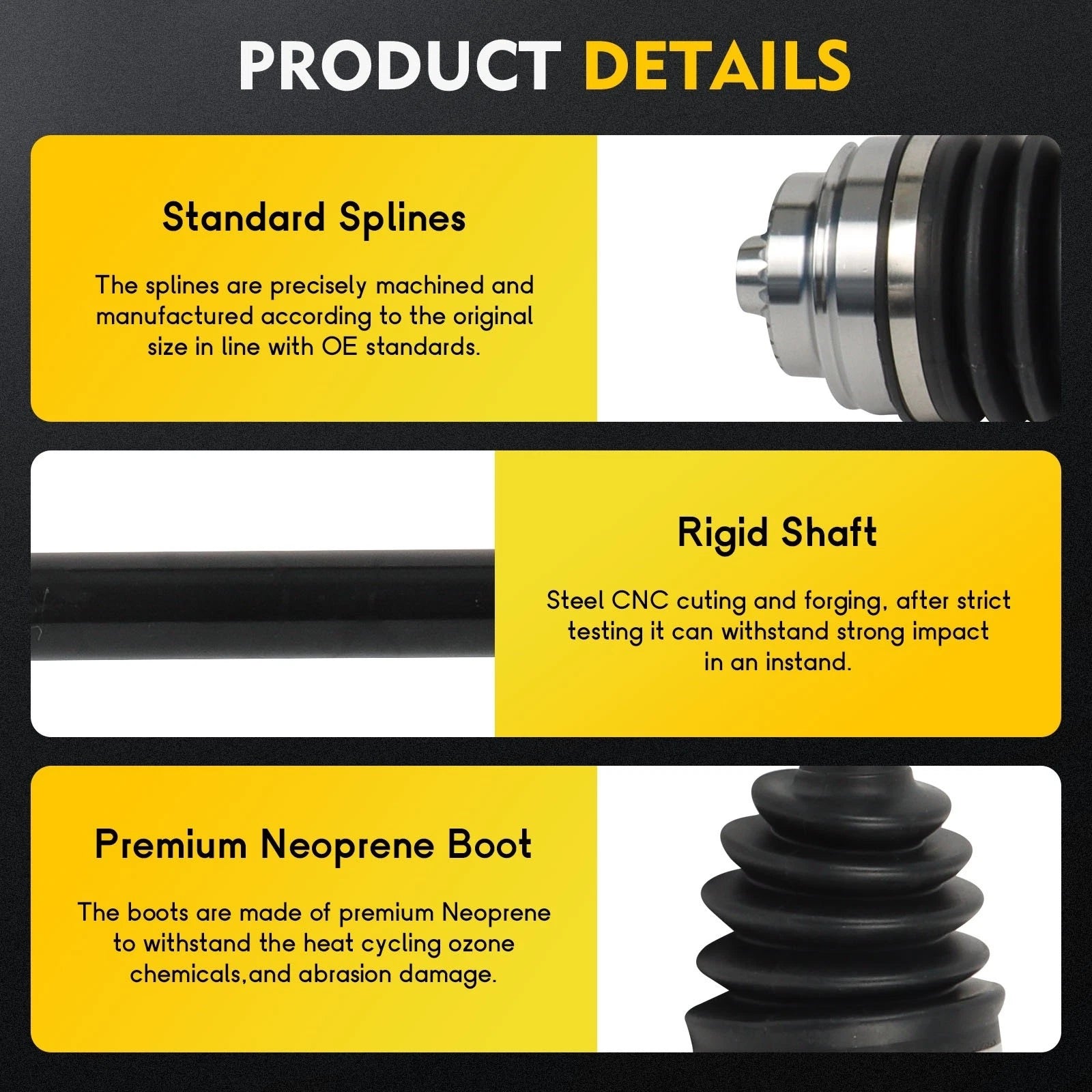 CV Axle Shaft for BMW X1 X2 Mini Cooper Countryman (2017–2022)