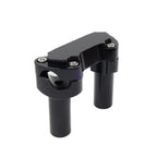 3.5" Straight Handlebar Riser & Top Clamp for Harley Dyna Tour Road Glide