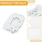 Fuel Tank Door Cap for Toyota RAV4 (2006–2012) No. 77350-42070 White Metal