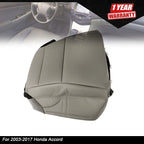 Driver Side Bottom Seat Cover for Honda Accord (2003–2017) Perforated Gray