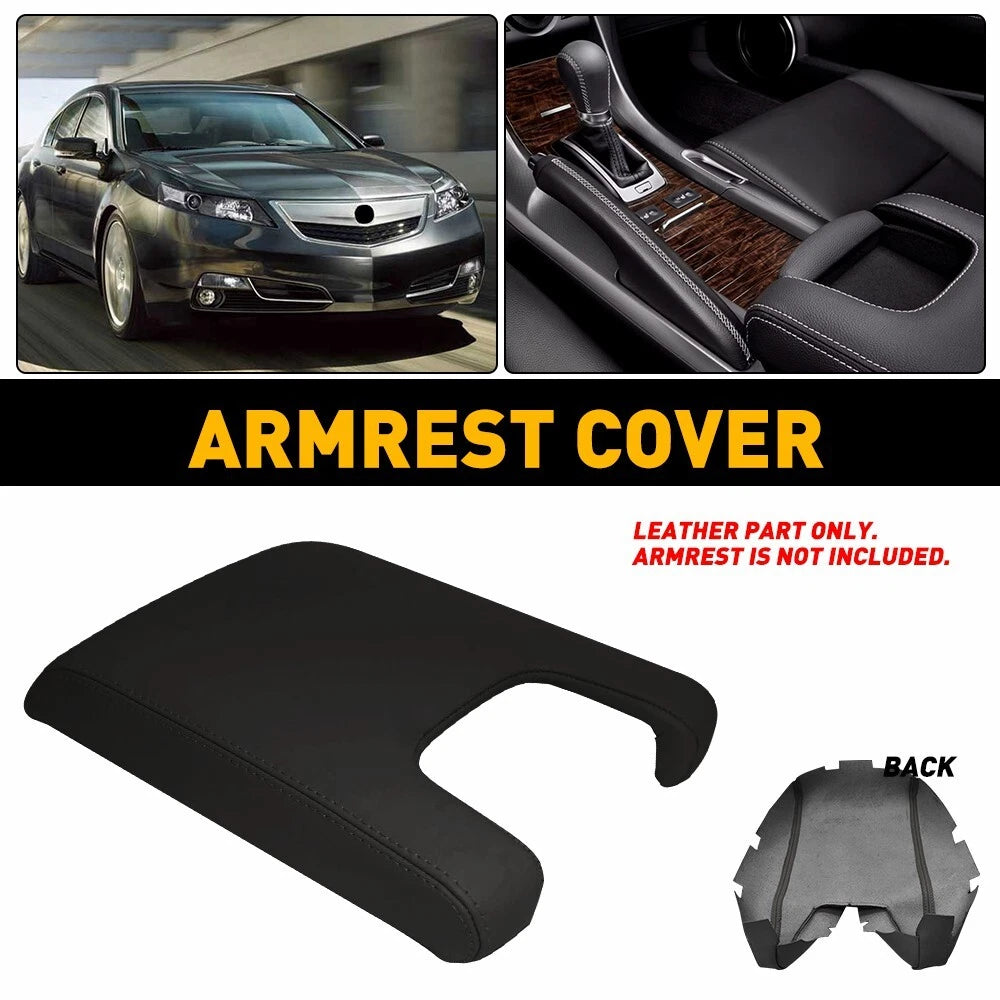 Center Console Lid Armrest Vinyl Cover for Acura TL (2009–2014)