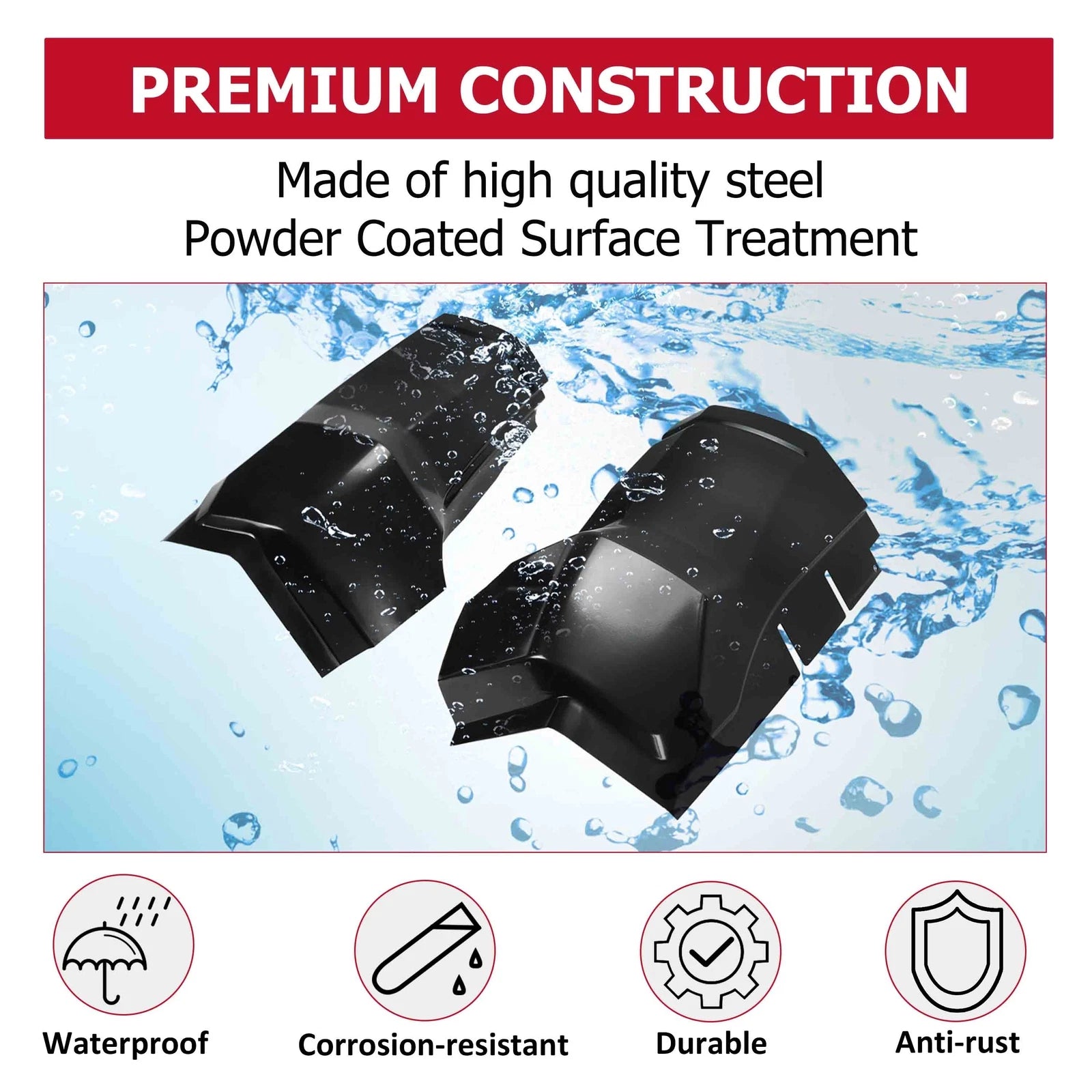 Corner Set for Dodge Ram 1500 2500 3500 Quad Cab (2009–2018)