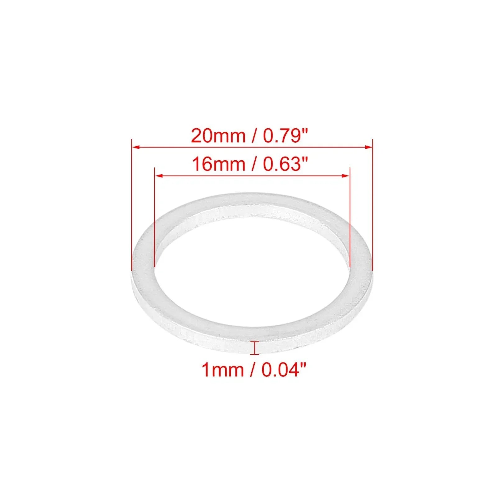 10pcs M16 Oil Drain Plug Gaskets for BMW
