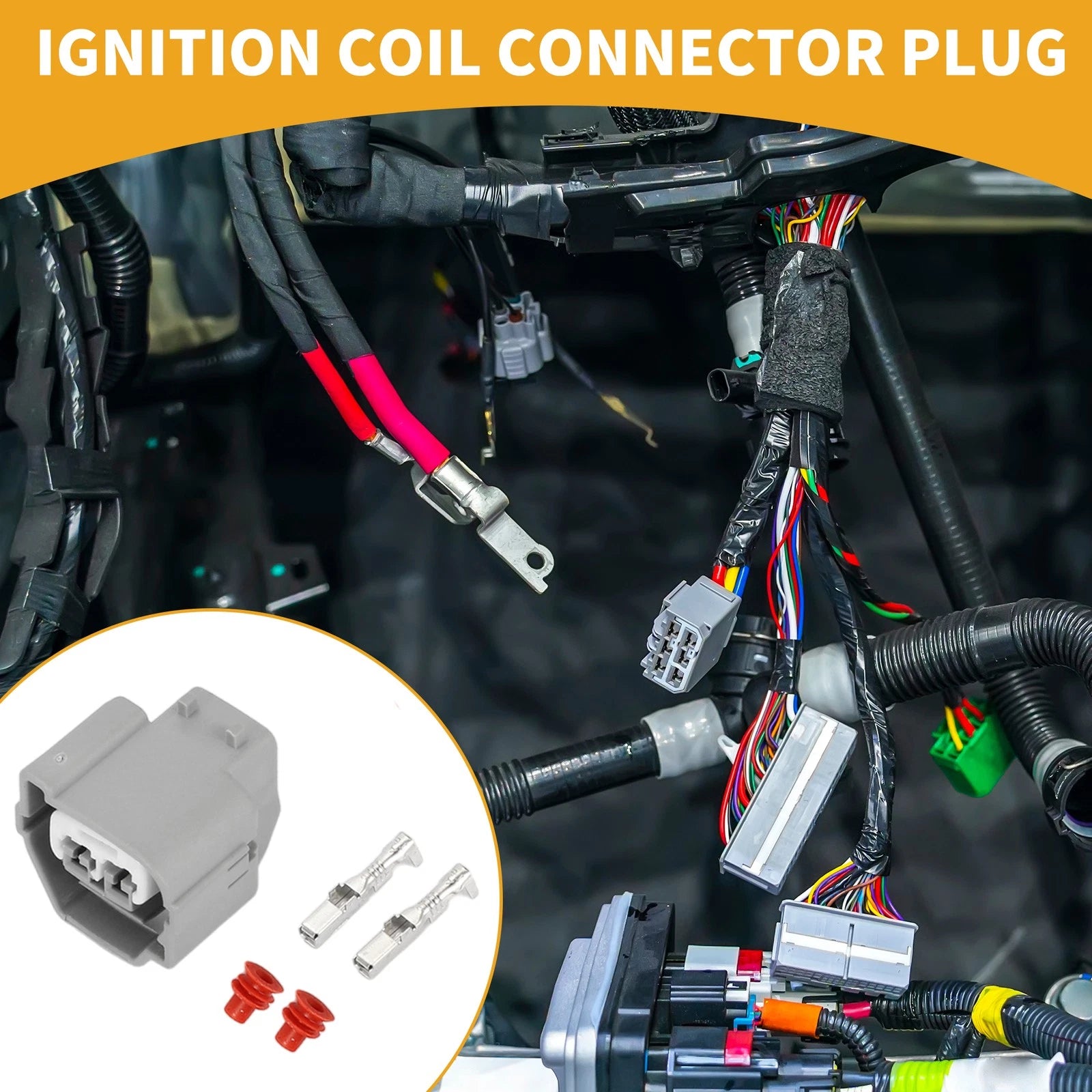 2 Pin Ignition Coil Connector Plug for Hyundai 
