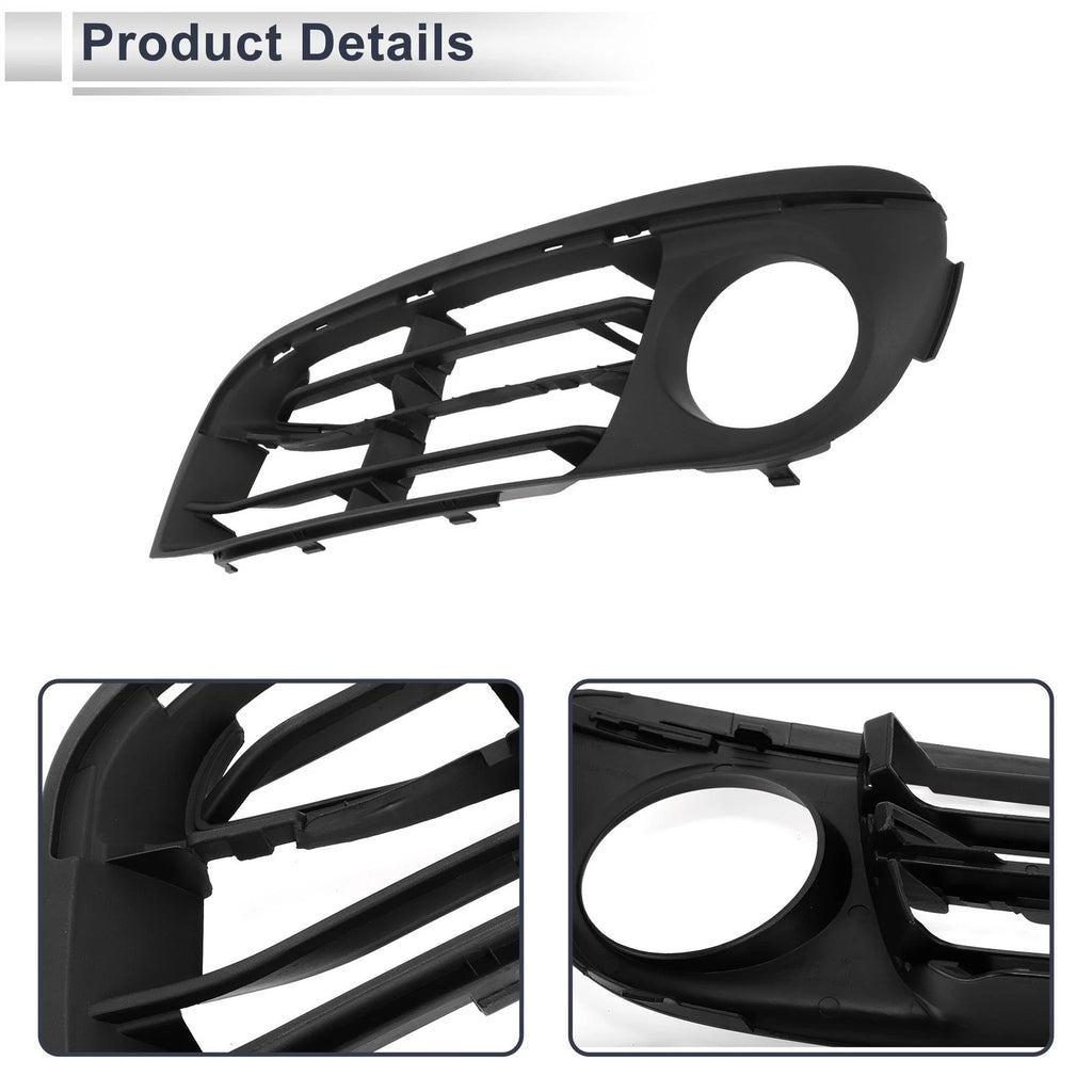 1 Pc Fog Light Grill for BMW 528i (2014–2016) No. 51117331731 Black