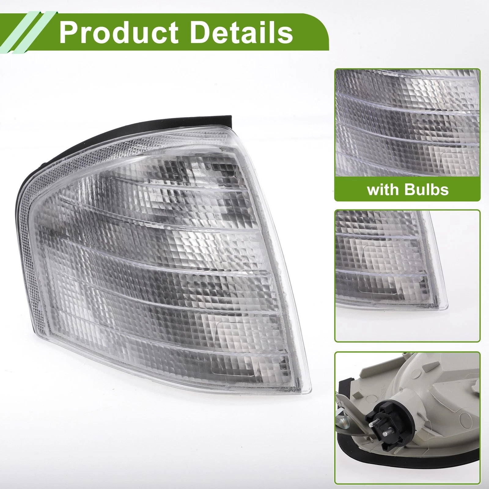 1Pc Right Corner Signal Light Cover for Mercedes-Benz (1994–2000) No.2028261243