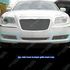 Chrome Mesh Grill Fog Light Cover for Chrysler 300C/300 (2011–2014)