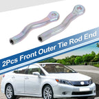 2X Front Outer Tie Rod Ends for Lexus IS250 (2006–2015) No. 4546330130