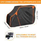 Waterproof UTV Cover for Honda Pioneer 1000-5 (2016-2023) - Black 210D PU