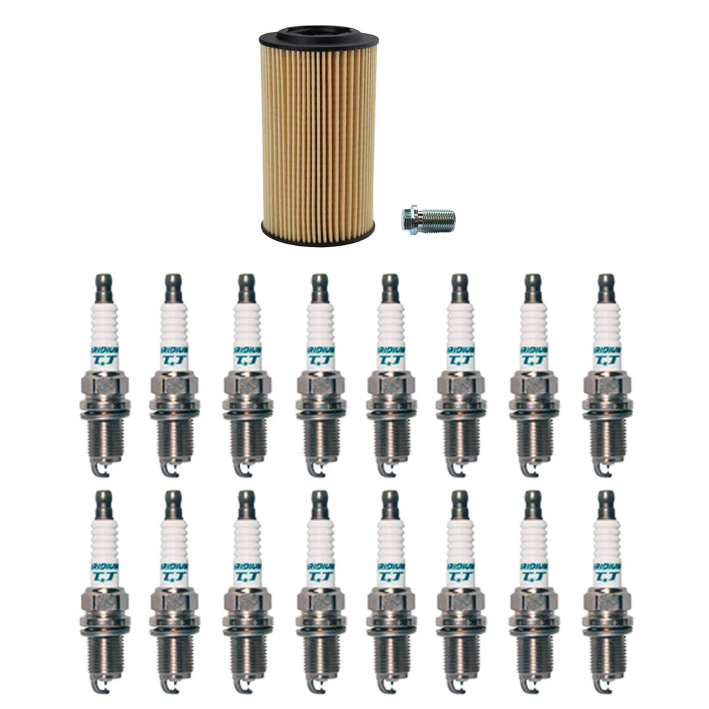 Wix Engine Oil Filter & Denso Spark Plug Kit for Mercedes W202 W210 (1998–2002)
