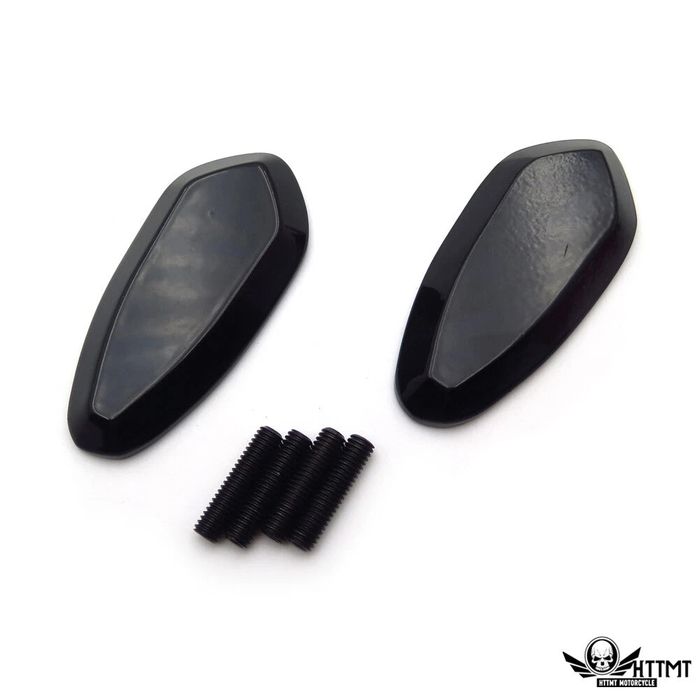 Mirror Block Off Base Plates for Yamaha R1 YZF-R1 (2000–2008) Black