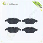 Set of 4 Metallic Brake Pads Rear for Mercedes Benz E400 E550 (2010–2017)