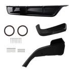 3PCS Rear Bumper Lip Diffuser for BMW G05 X5 M Sport (2019–2025) Gloss Black ABS