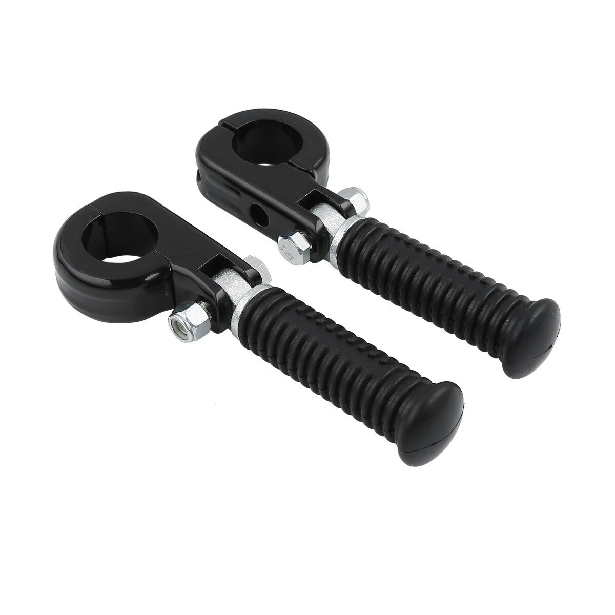1 1/4" Highway Engine Guards Foot Pegs Mount Clamps for Harley Touring