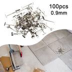 T-shaped Steel Needle Set of 2 (0.9mm, 1.5mm) Reusable