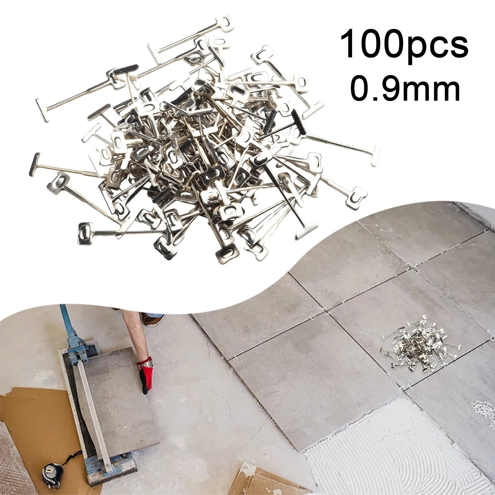 T-shaped Steel Needle Set of 2 (0.9mm, 1.5mm) Reusable