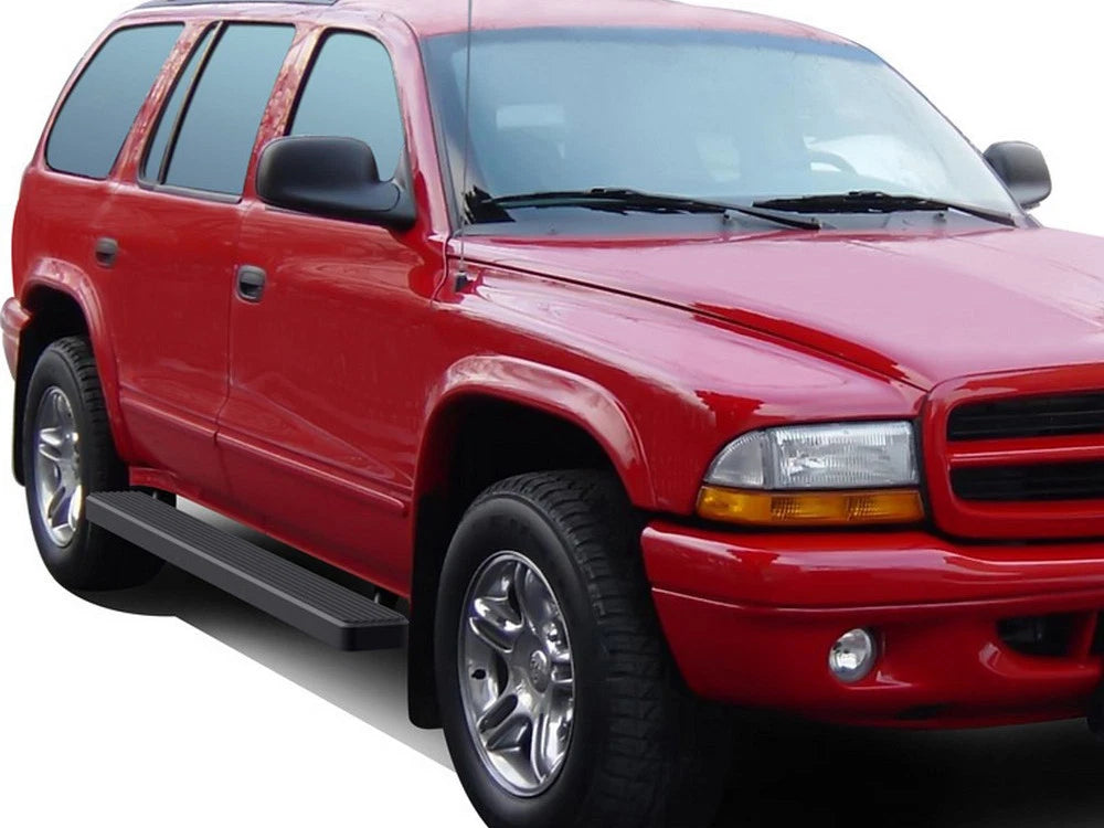 iBoard Running Boards for Dodge Durango (1998-2003) - 5 Inch Matte Black