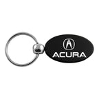 Black Oval Keychain KC1340.ACU.BLK - Officially Licensed for Acura