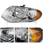 Pair Headlight Set for Chrysler Town & Country (2005–2007) 10820277
