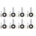 Set of 8 Platinum Spark Plugs & NGK Coil Boots for Ford Mustang