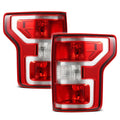 Pair Halogen Tail Light Lamps for Ford F-150 (2018–2020) w/ Bulb