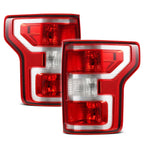 Pair Halogen Tail Light Lamps for Ford F-150 (2018–2020) w/ Bulb