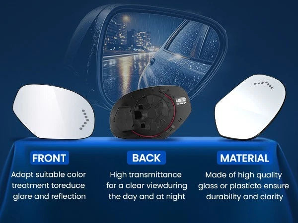 Heated Signal Side Mirror Glass for 2007-2013 Chevrolet Silverado 2500