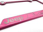License Plate Frame Stainless Steel Replacement for Jeep (2007–2024)